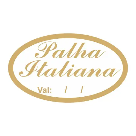 ETIQUETA P/ BOMBOM REAL FRANCO PALHA ITALIANA VAL 775 OURO