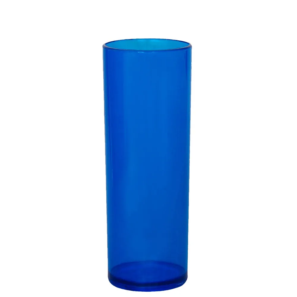 COPO ACRILICO NEOPLAS LONG DRINK SLIM 270 ML AZUL NEON