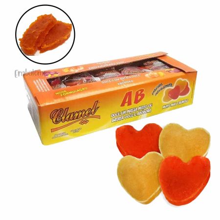 DOCE DE ABOBORA CLAMEL CORACAO MISTO C/50 UN 1,5 KG DISPLAY