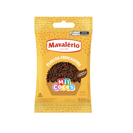 FLOCOS CHOCOLATE MAVALERIO CROCANTE 150 GR
