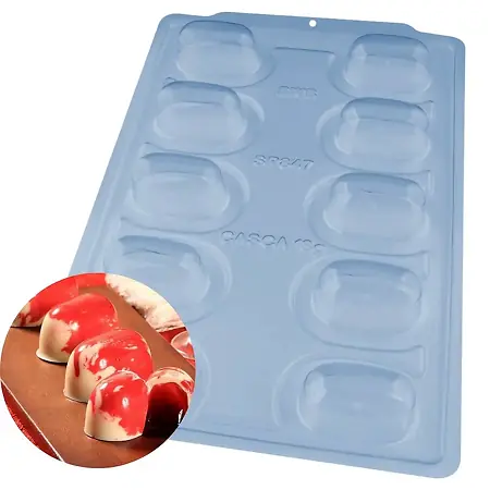 FORMAS SILICONE BWB TRUFFAS MINI ALONGADA SP 847