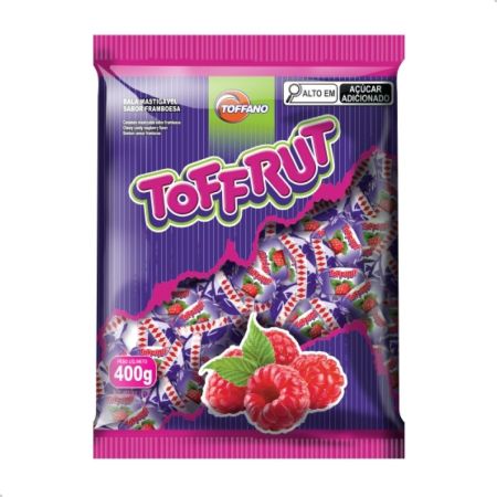 BALA TOFFANO TOFFRUT FRAMBOESA 400 GR