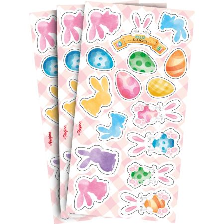 PASCOA ADESIVO REGINA DECORATIVO PASCOA C/14 UN