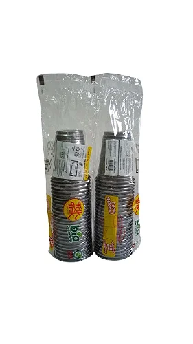 COPO DESCARTAVEL TRIK TRIK BIO 400 ML PRATA C/25 UN