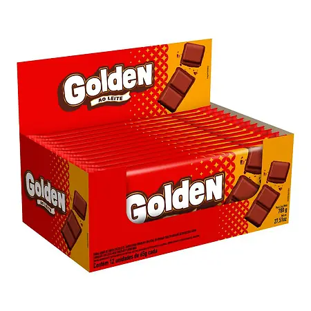CHOCOLATE BARRINHA BEL GOLDEN AO LEITE 65 GR