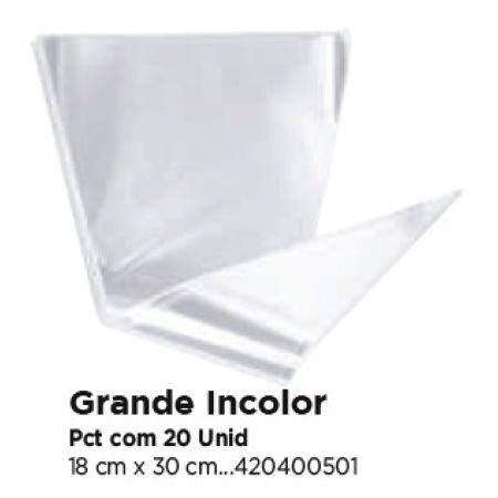 EMBALAGEM P/ CONE LUCKY FEST 18X30 INCOLOR C/20 UN