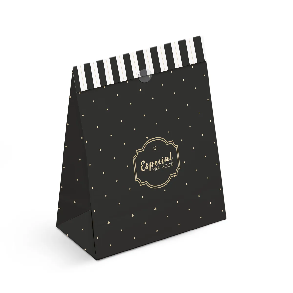 SACO PAPEL P/PRESENTE CROMUS P 22X15X7 MAISON C/1 UN