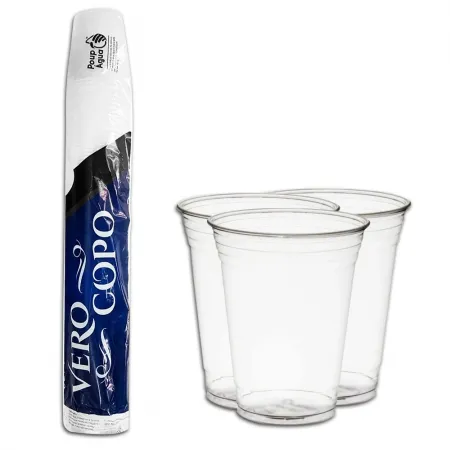 COPO DESCARTAVEL VEROCOPO 330 ML BALADA CRISTAL PS C/50 UN
