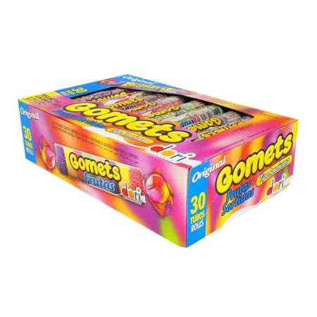 GOMET'S DORI TUBO FRUTAS C/30 UN