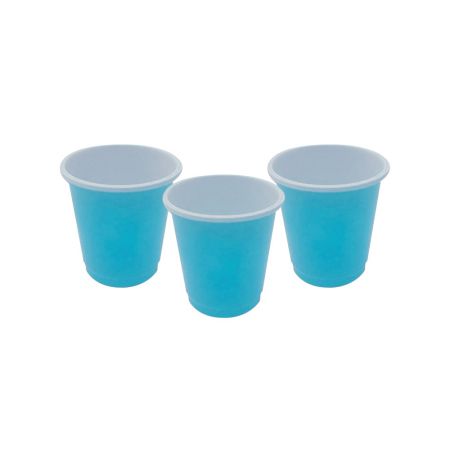 COPO DESCARTAVEL TRIK TRIK AMERICANO BIO 30 ML AZUL CLARO C/10 UN