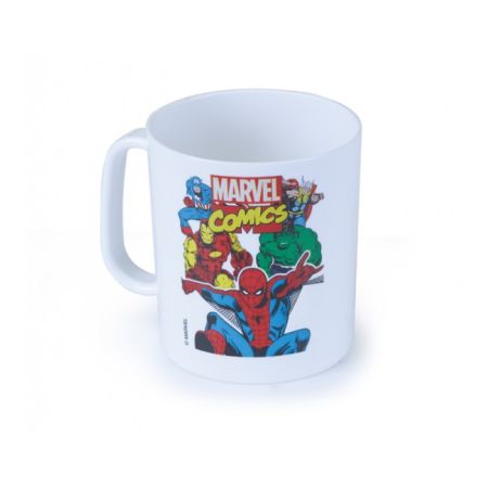 CANECA PLAST. PLASDURAN MARVEL COMICS 400 ML