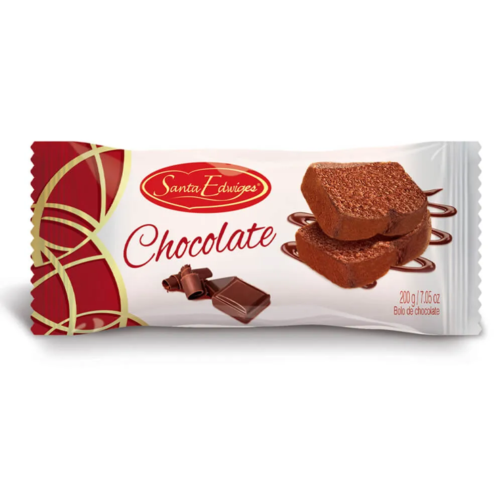 BOLINHO SANTA EDWIGES CHOCOLATE 200 GR UNITARIO