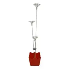 SUPORTE P/ BALOES CACHEPOT 3 HASTES VERMELHO KITOK