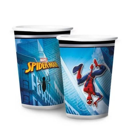 COPO PAPEL 180 ML REGINA HOMEM ARANHA ANIMACAO C/08 UN