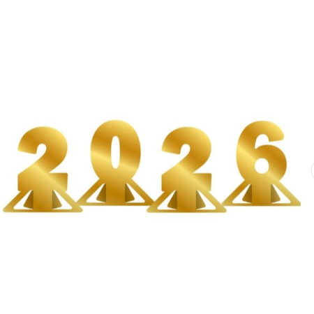 NATAL DECORACAO DE MESA REGINA ANO NOVO 2026 C/01 UN