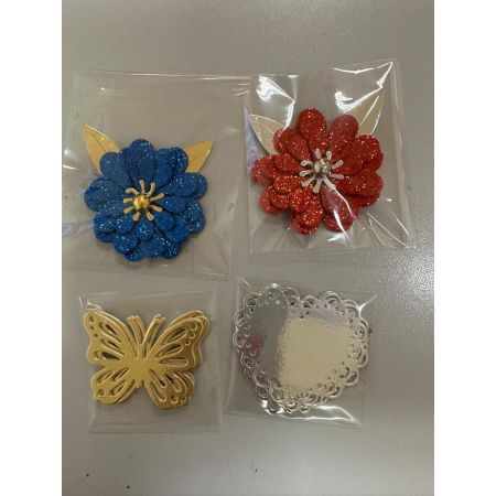 APLIQUE MARTA P/ BOLO EVA/PAPEL LUXO GRD DIVERSOS UNITARIO