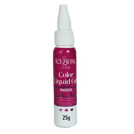 CORANTE LIQUID GEL ICEBERG 25 GR MAGENTA