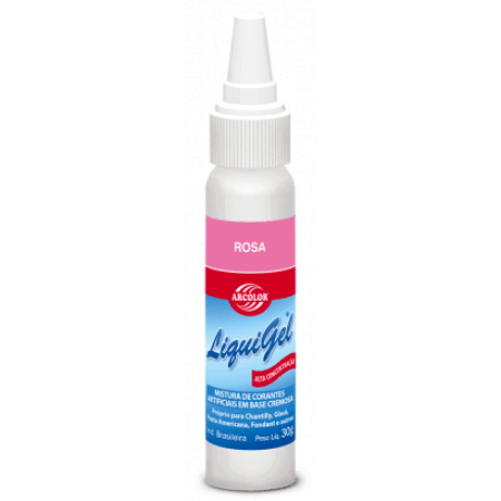 CORANTE LIQUIGEL ARCOLOR 25 GR ROSA