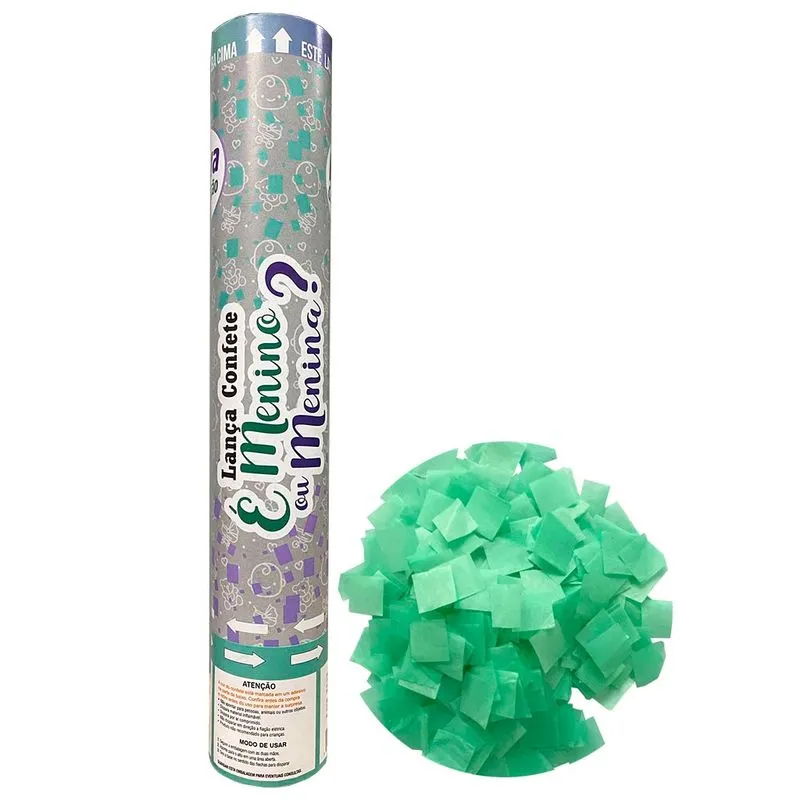 MEGA FESTA SILVER FESTAS 30 CM CHA REVELACAO VERDE AGUA