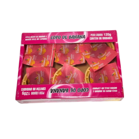 DOCE DE BANANA CLAMEL NO COPINHO C/06 UN 120 GR DISPLAY BABY