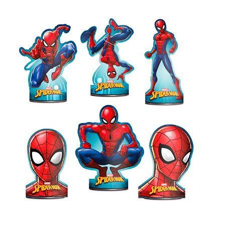 DECORACAO DE MESA REGINA HOMEM ARANHA ANIMACAO 06 UN