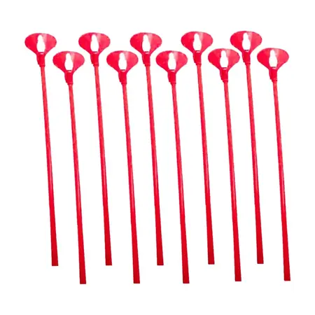 SUPORTE P/ BEXIGA LOURENSSON 30 CM PEQ C/10 UN VERMELHO