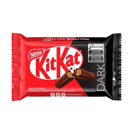 CHOCOLATE BARRINHA NESTLE KIT KAT DARK 41,5 GR UNITARIO