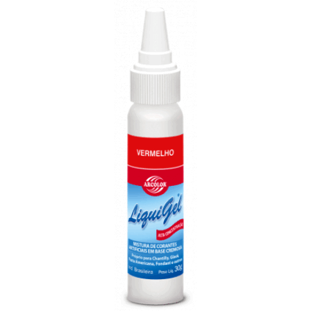 CORANTE LIQUIGEL ARCOLOR 25 GR VERMELHO