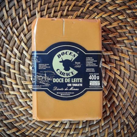 DOCE DE LEITE CARACU TABLETE 400 GR