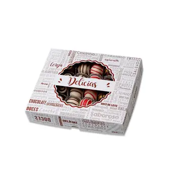 CAIXA PARA SALGADO BOXER 25X21X4,5 B24 C/ VISOR
