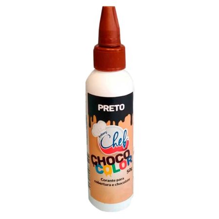 CORANTE GEL P/ CHOCOLATE ICEBERG 50 GR PRETO