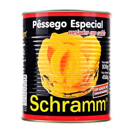 PESSEGO EM CALDAS SCHRAMM 450 GR