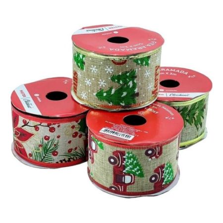 NATAL FITA NATALINA MASTER CHRISTIMAS 5CM X 3MT DIVERSAS