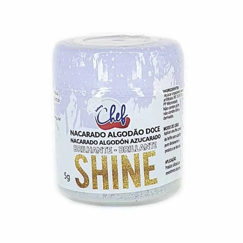 PO BRILHANTE P/ DECORACAO ICEBERG SHINE NACARADO ALGODAO DOCE 5 GR