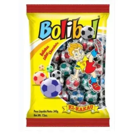 BOLINHA BOLIBOL 340 GR PC C/50 UN KIKAKAU
