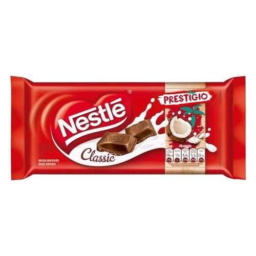 CHOCOLATE BARRINHA NESTLE CLASSIC PRESTIGIO 80 GR