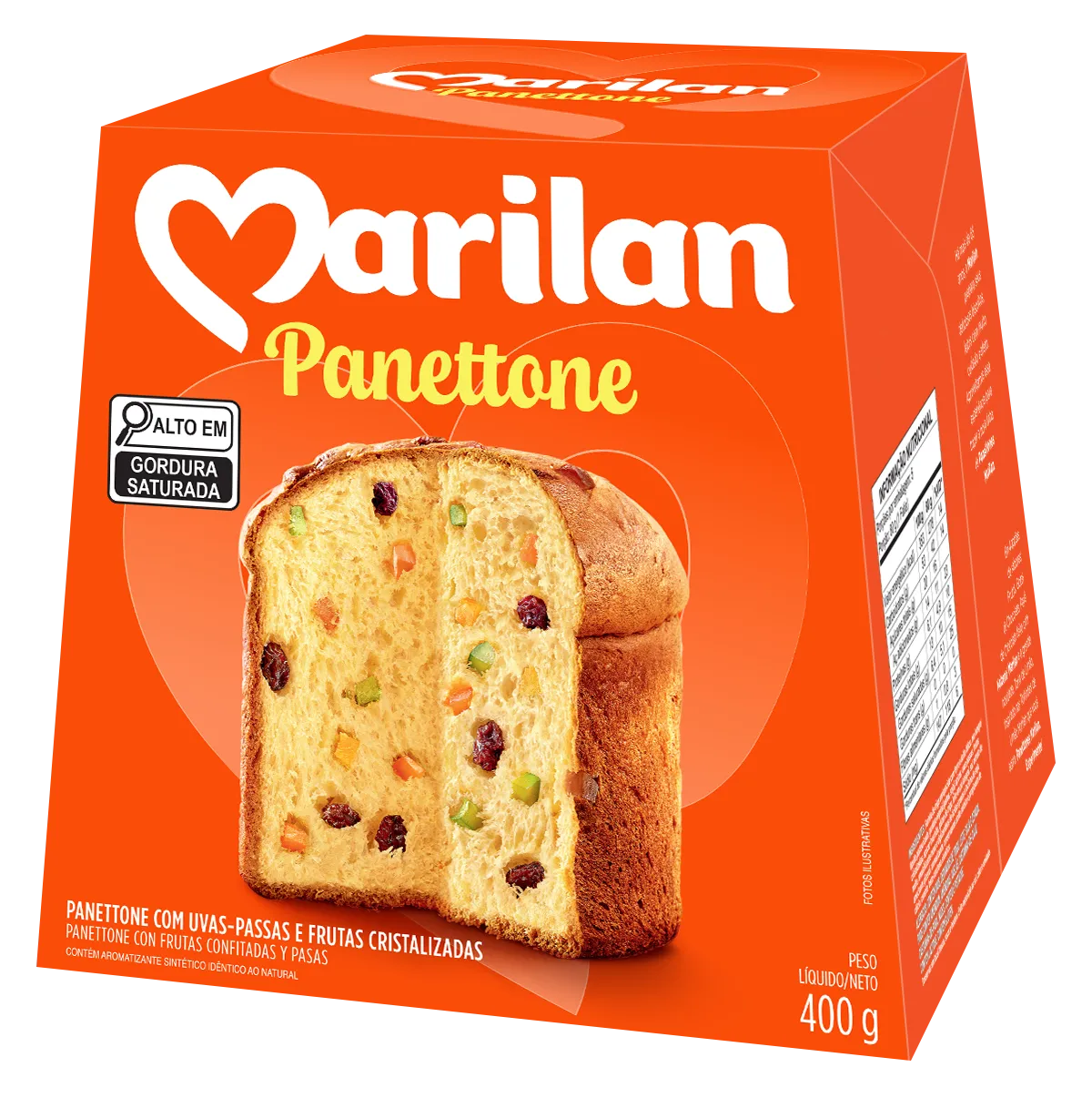 PANETONE MARILAN 400 GR FRUTAS