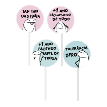 APLIQUE GRINTOY MICRO FLORK MEME PICK 3 C/04 UN