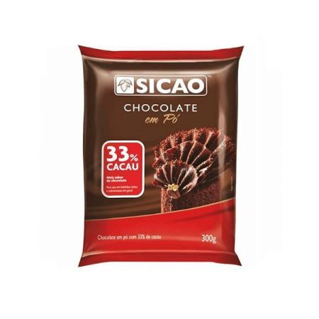 CHOCOLATE EM PO SICAO 33% 300 GR