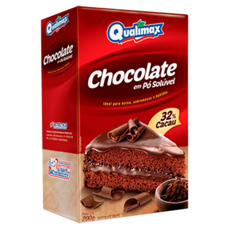 CHOCOLATE EM PO QUALIMAX 32% 200 GR