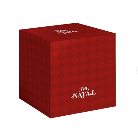 NATAL CAIXA PANETONE REGINA ORIGEM VERMELHO 25 C/01 UN