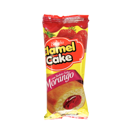 BOLINHO CAKE CLAMEL MORANGO UNITARIO 35 GR