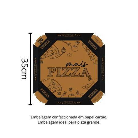 EMBALAGEM PARA PIZZA 35 CM C/01 UN