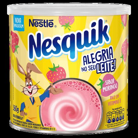 NESQUIK MORANGO LATA 380 GR