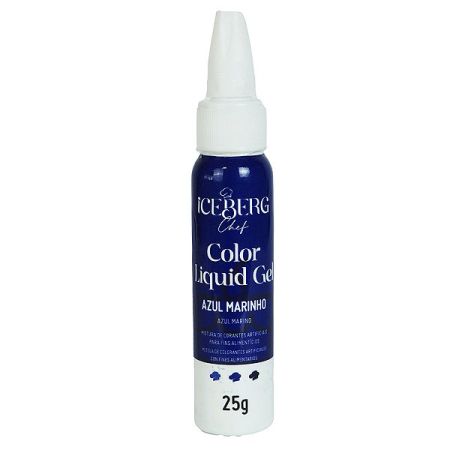 CORANTE LIQUID GEL ICEBERG 25 GR AZUL MARINHO