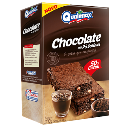 CHOCOLATE EM PO QUALIMAX 50% 200 GR