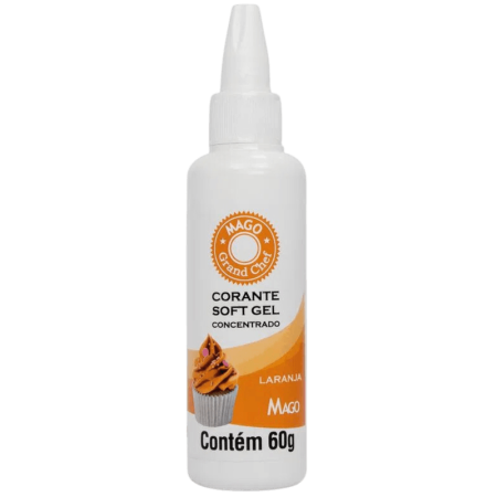 CORANTE SOFT GEL MAGO 60 ML LARANJA