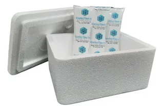 CAIXA DE ISOPOR 1/2 KG KIISOTHERM