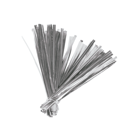 FECHO PRATICO SILVER 4MM X 11CM PRATEADO C/100 UN