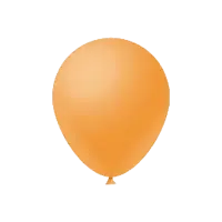 BALOES FEST BALL NEON 9 LARANJA 50 UN